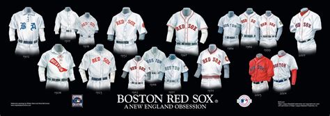 red sox jersey history